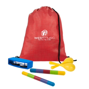 West Music Personal Elementary Music Kit R-B for K-3 With Backpack