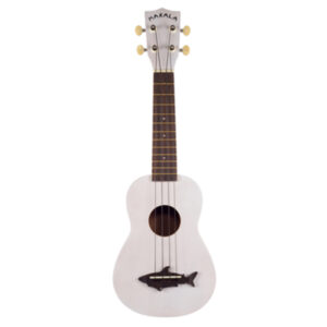 Makala Shark MK-SS/WHT Soprano Ukulele, Great White