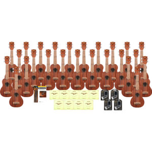 Kala KA-15S Soprano Ukulele Classroom Set, Set of 25 Ukuleles