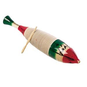 Basic Beat BBG14 14" Fish Shaped Guiro with Striker