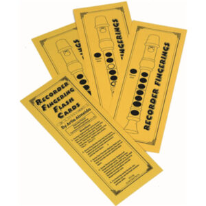 Recorder Fingering Flash Cards