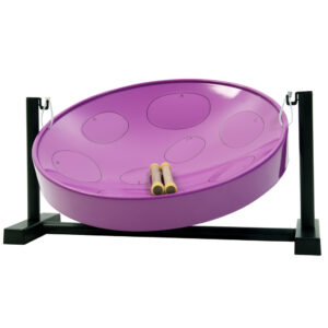 Panyard Jumbie Jam W1087 Steel Drum Table Top Stand Purple G Diatonic