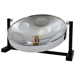 Panyard Jumbie Jam W1088 Steel Drum Table Top Stand Chrome G Diatonic