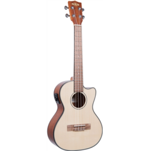 Kala KA-STGE-C Solid Spruce Cutaway Acoustic/Electric Tenor Ukulele
