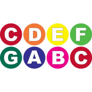 Note Name Color Dots