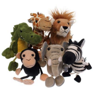 The Puppet Company African Animals Finger Puppet Set