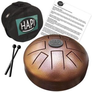 HAPI Drum MINI-C MAJ 8" Steel Tongue Drum - C Major Pentatonic, Copper