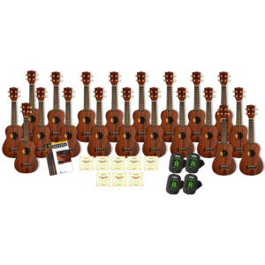 Makala MK-S Soprano Ukulele Classroom Set, Set of 20 Ukuleles