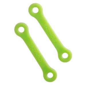 EazyHold Adaptive Cuffs, Green 4 1/2" Pair