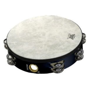 Remo Fiberskyn TA-5208-70 8" Double Row Tambourine, Black