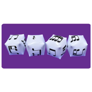 Inflatable Rhythm Dice - Intermediate