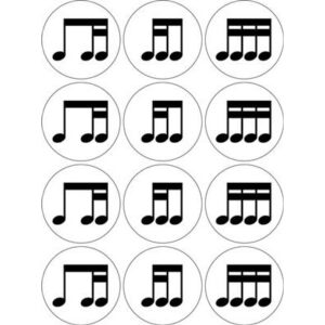 Rhythm Magnets Set 2 - Acrylic Student Set