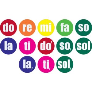Solfege Dots Magnets Color Student Set - Acrylic
