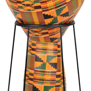 Remo Mondo DJ-0014-PM 14" Key-Tuned Djembe, Kintekloth w/ Stand