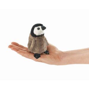 Folkmanis 2680 Baby Emperor Penguin Finger Puppet
